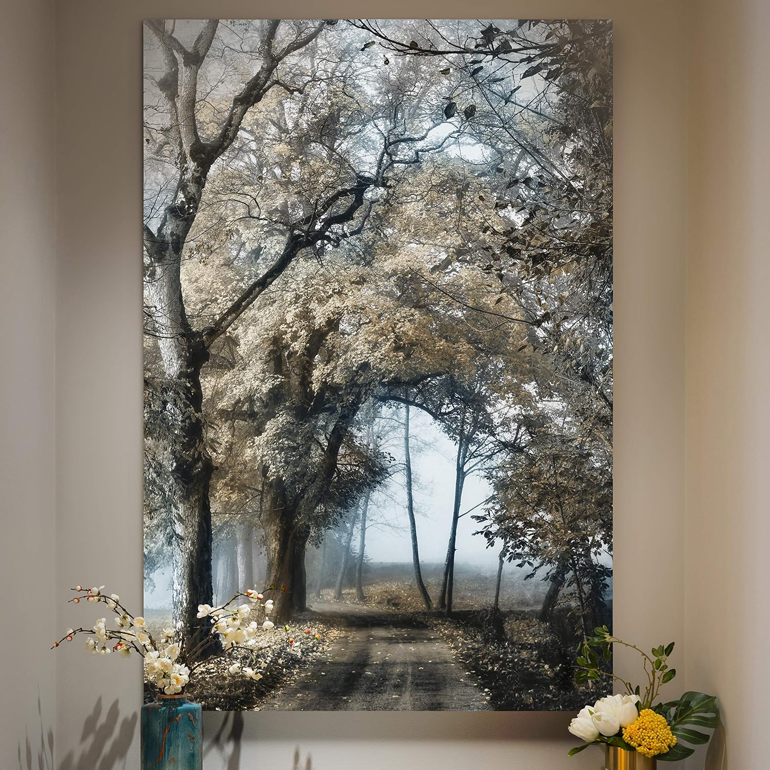 Renditions Gallery Canvas Nature Wall Art, Secretive Forest Path, 24