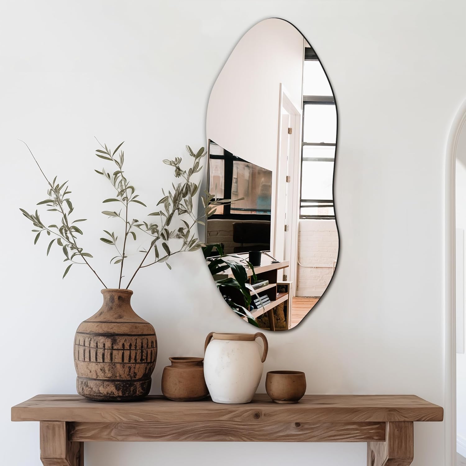 Delma Irregular Wall Mirror, 32