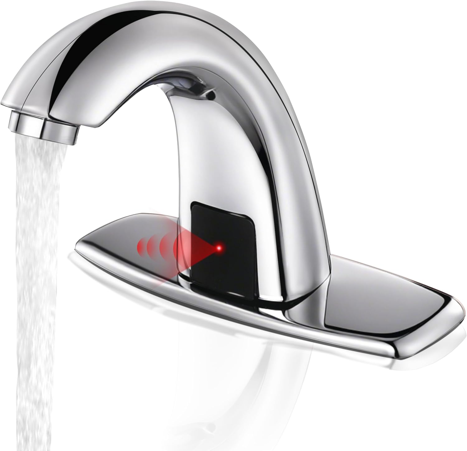 Automatic Touchless Bathroom Sink Faucet, Commercial Sensor Motion Activated