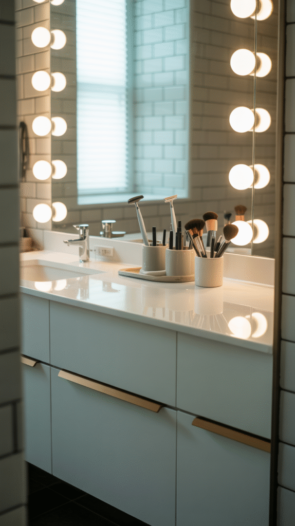 Functional bathroom lighting prioritized for practical daily use