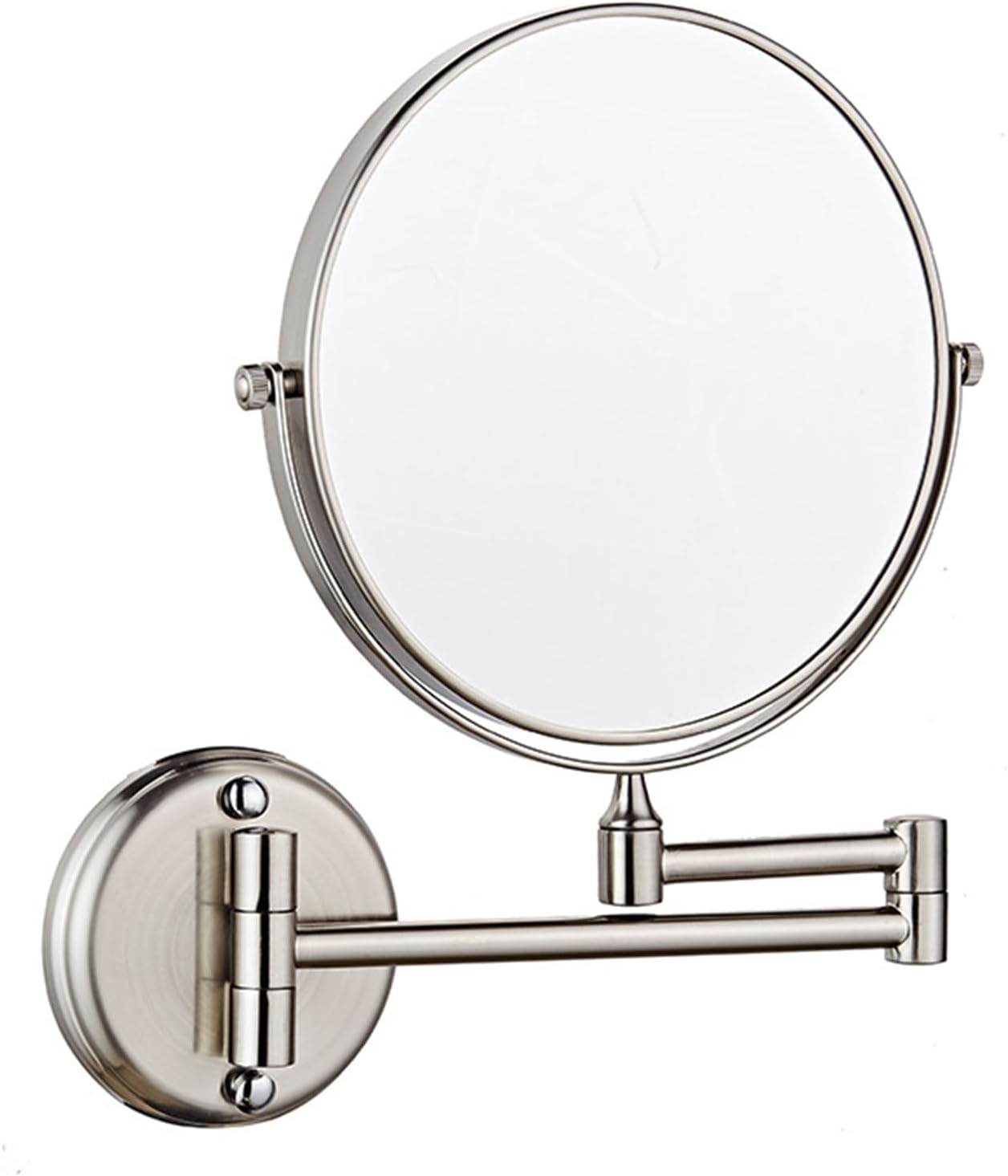 Bathroom Magnifying Mirror Wall Mounted, 360 Swivel Extendable Arm