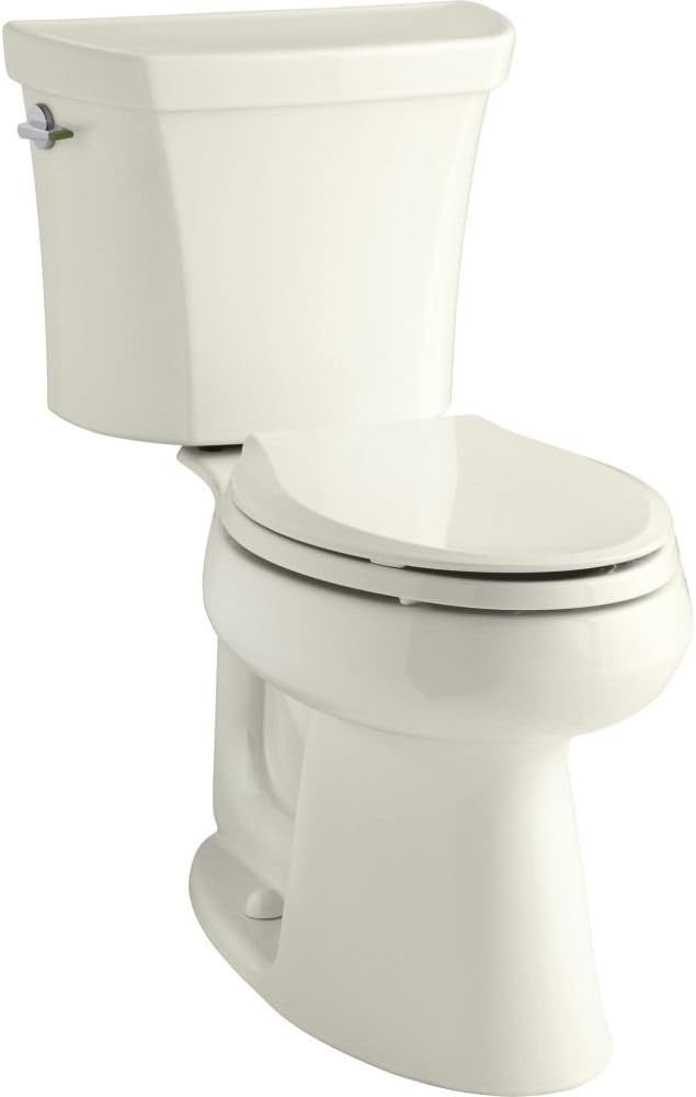 KOHLER K-3989-96 Wellworth Highline Two-Piece Dual-Flush Elongated Toilet with Class Five