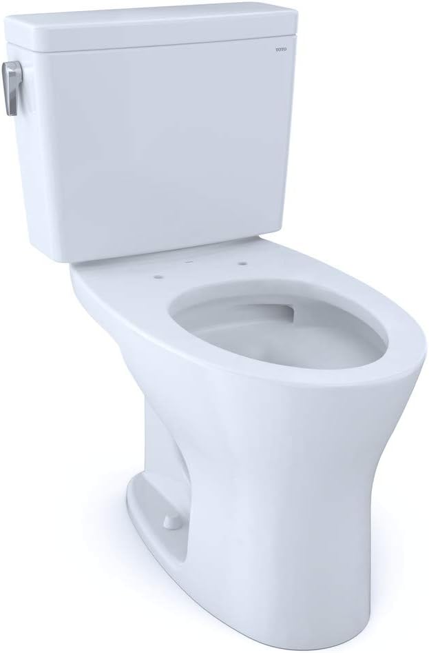 Drake Two-Piece Elongated Dual Flush 1.28 and 0.8 GPF DYNAMAX TORNADO FLUSH Toilet