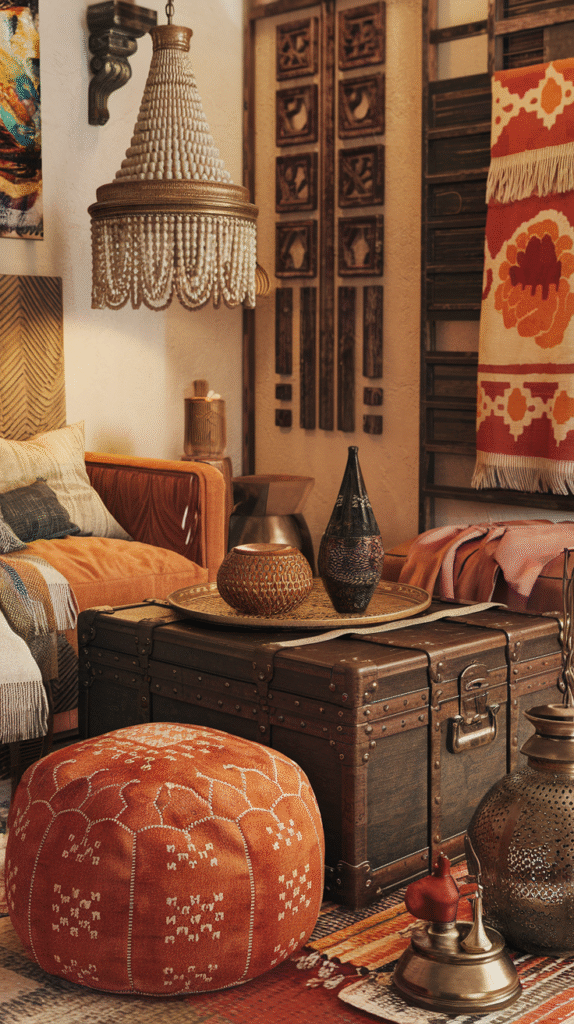 Global and vintage finds adding authentic character to the space