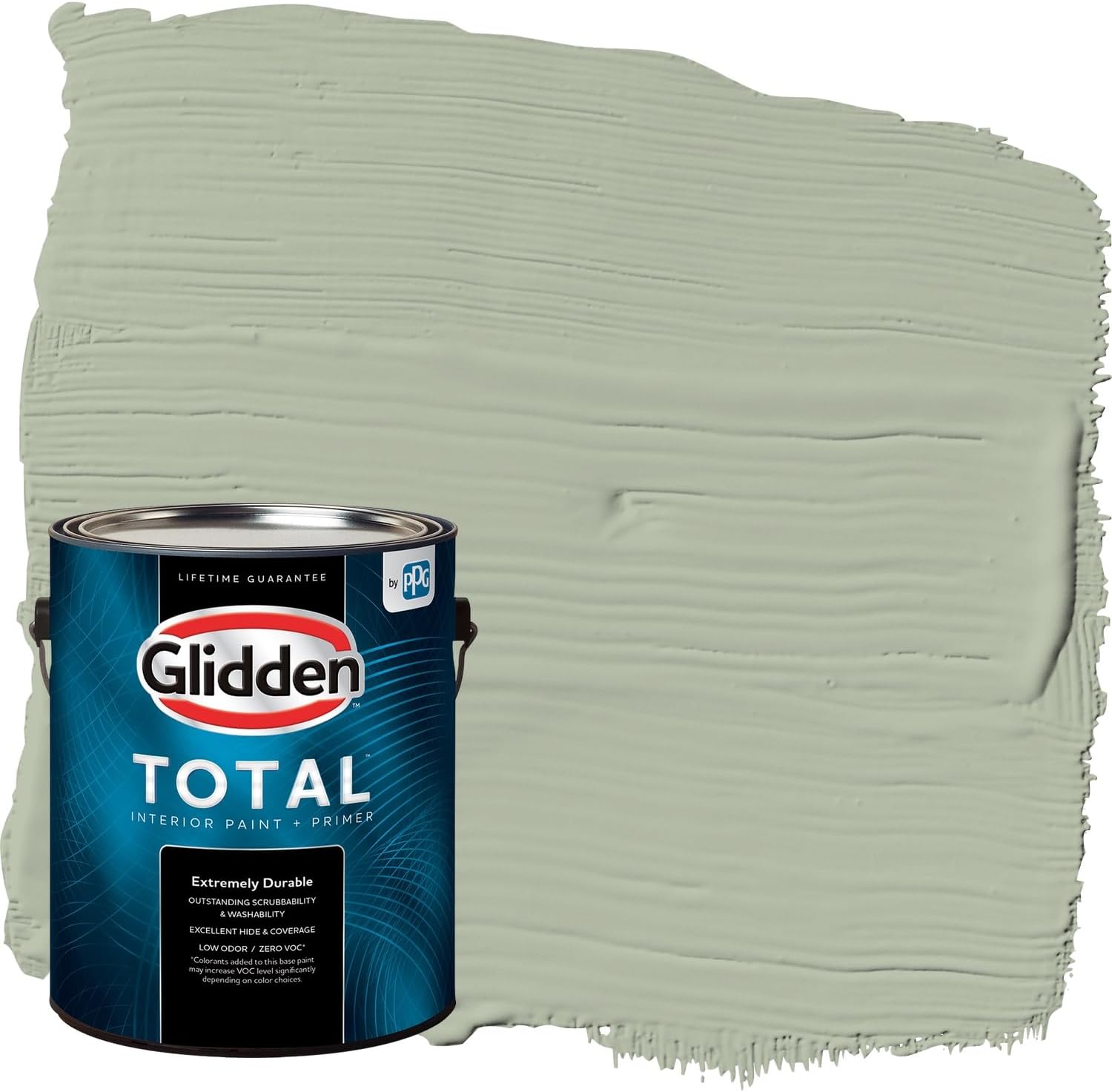 Glidden Total Interior Paint & Primer, Light Sage, Semi-Gloss