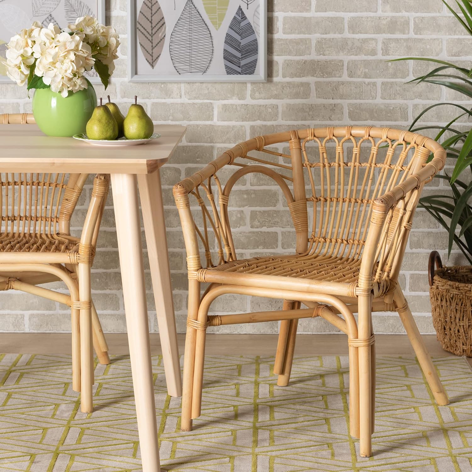 Bali & pari Kaka Natural Rattan Armchair
