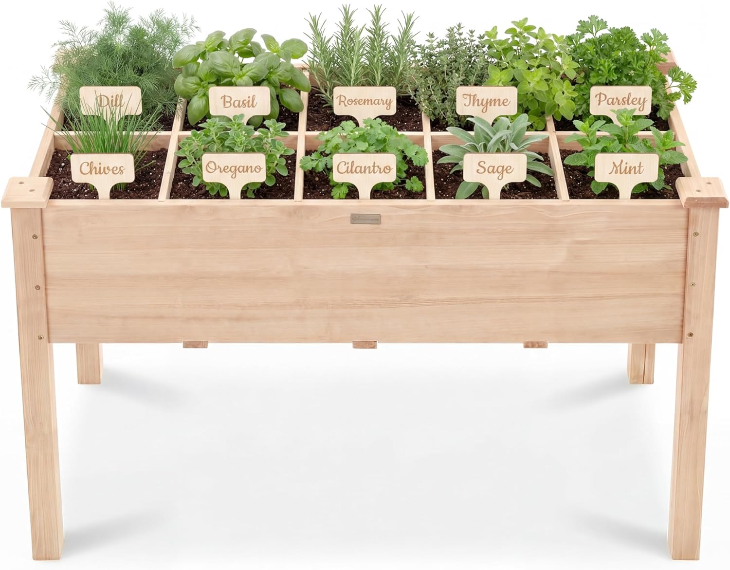 Best Choice Products Raised Herb Garden Bed Planter Box