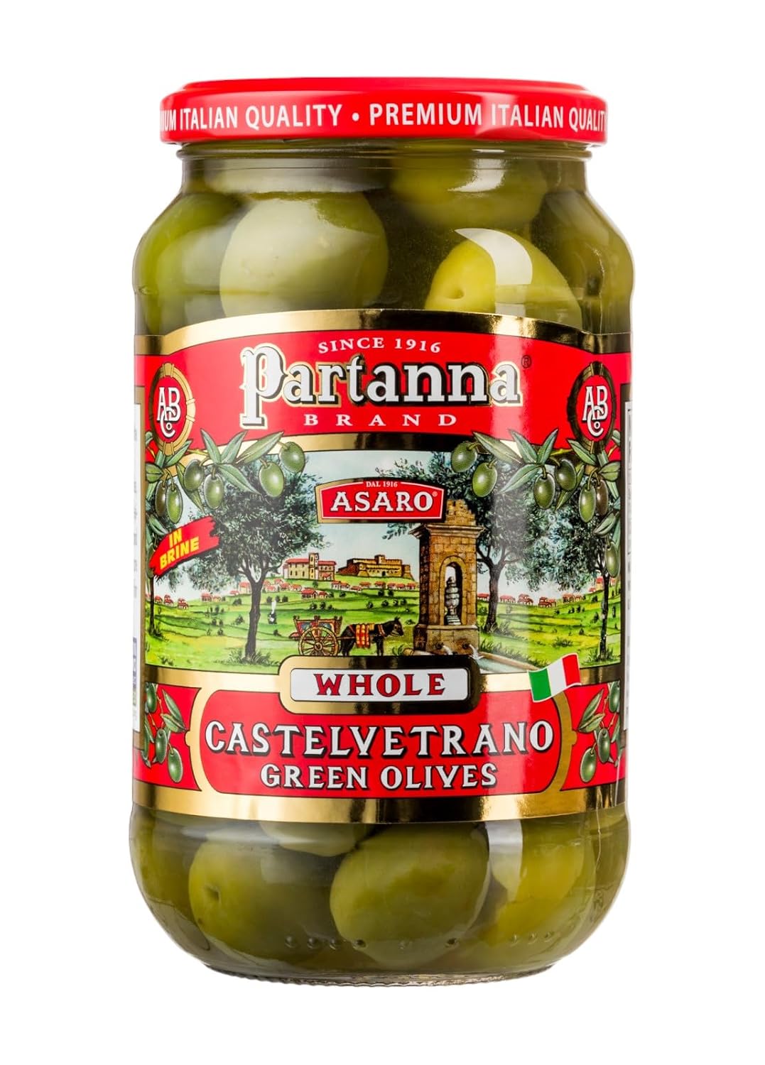 Partanna Whole Castelvetrano Olives, Authentic Sicilian