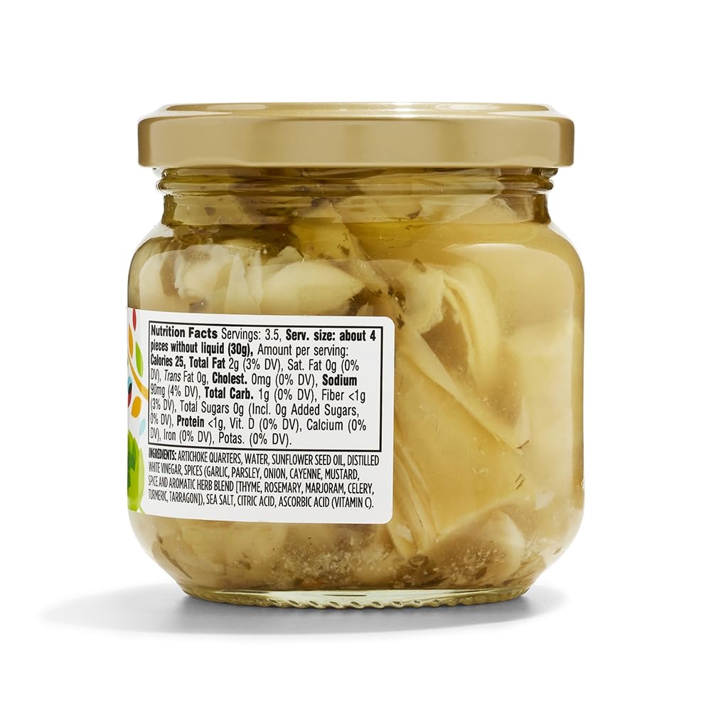365 by Whole Foods Market Marinated Artichoke Quarters, 6.5 oz, Pack of 4
