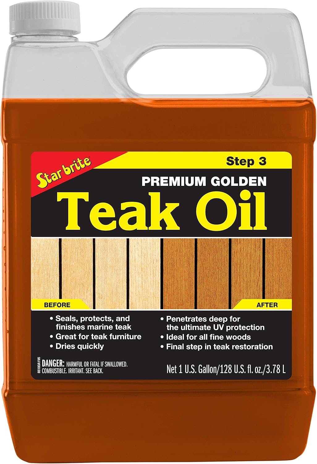 Star Brite Premium Golden Teak Oil, Sealer and Preserver