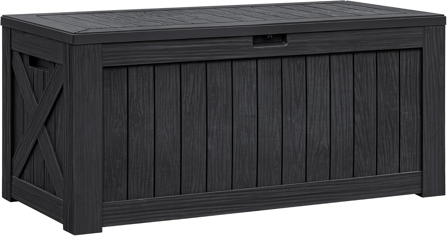 Flamaker 120 Gallon Waterproof Outdoor Deck Box