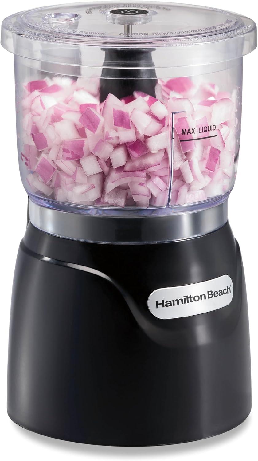Hamilton Beach 3 Cup Electric Vegetable Chopper and Mini Food Processor