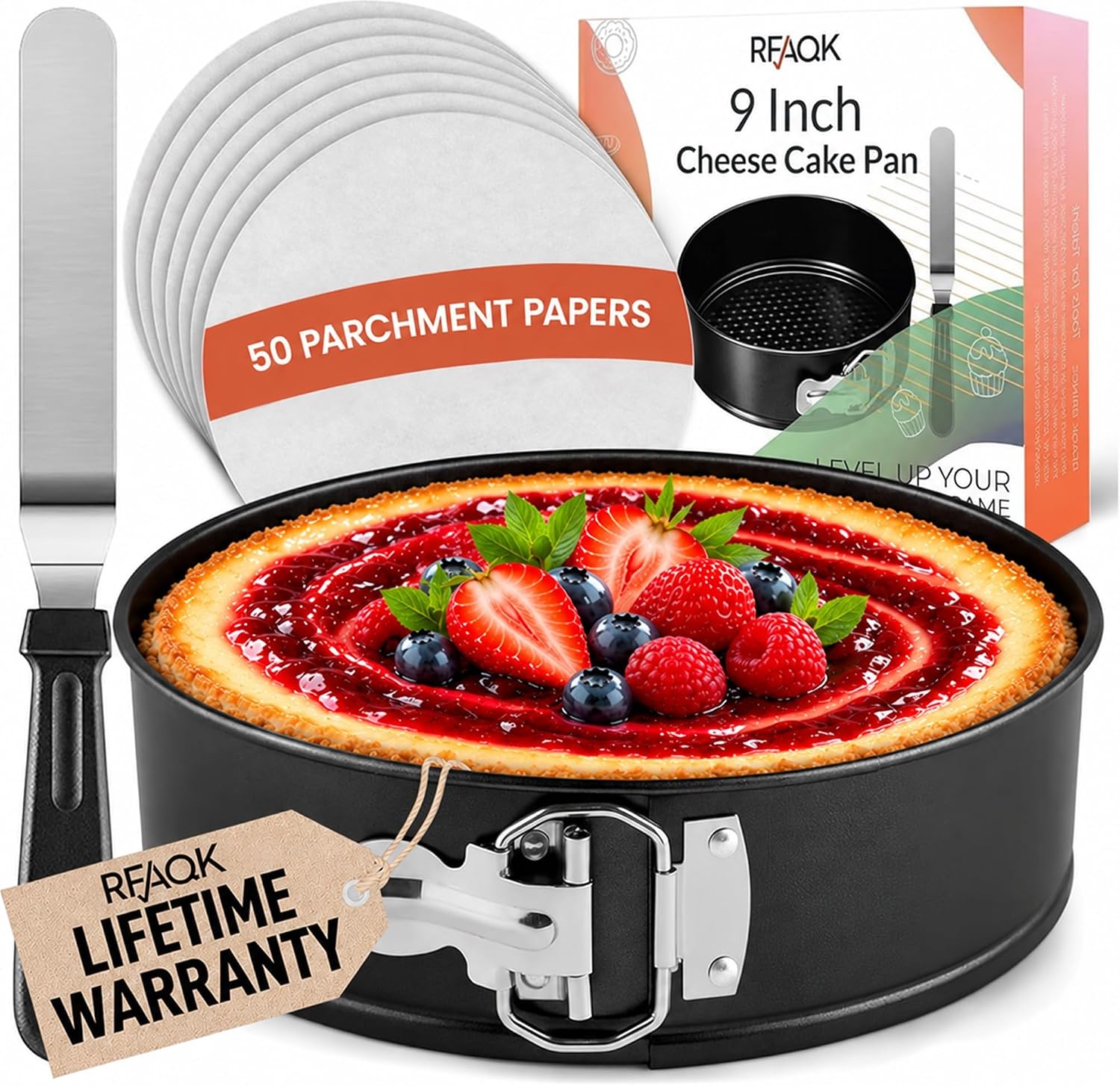 9-Inch Leakproof Springform Pan