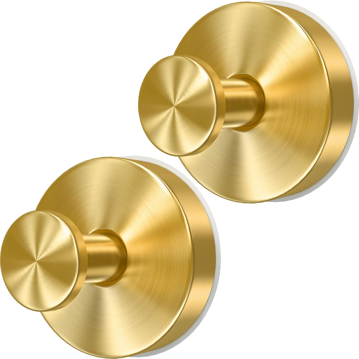 Gold Wreath Hanger, Stainless Steel Suction-Cup Wreath Hooks, 2 Pack