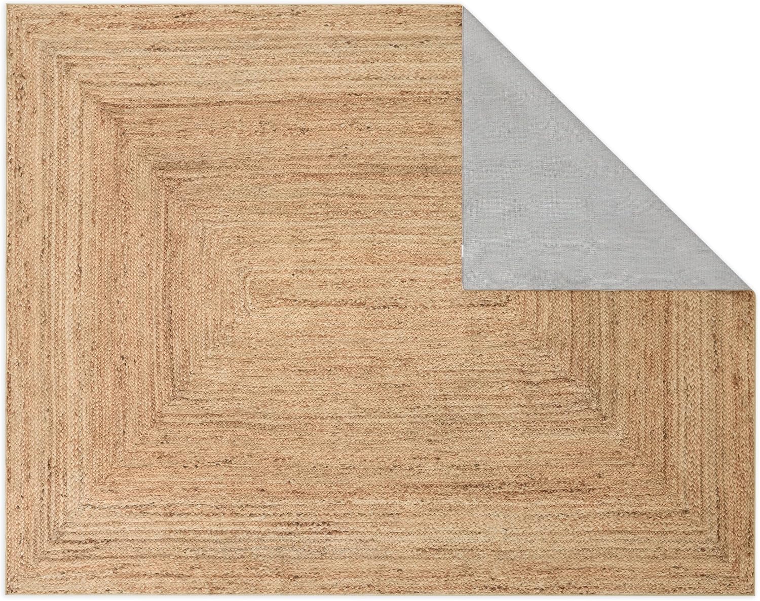 Bedsure 5x7 Printed Jute-Look Washable Area Rug