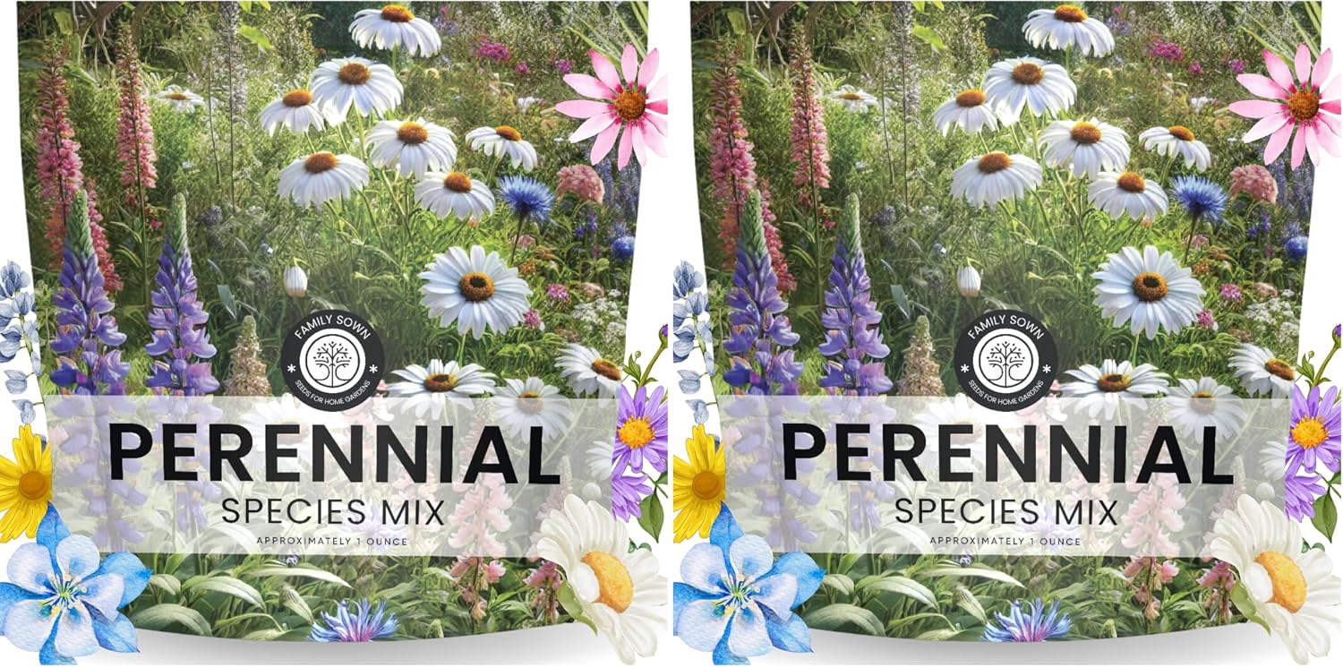 Perennial Species Mix, 1 Ounce Packet, 15,000 Flower Seeds