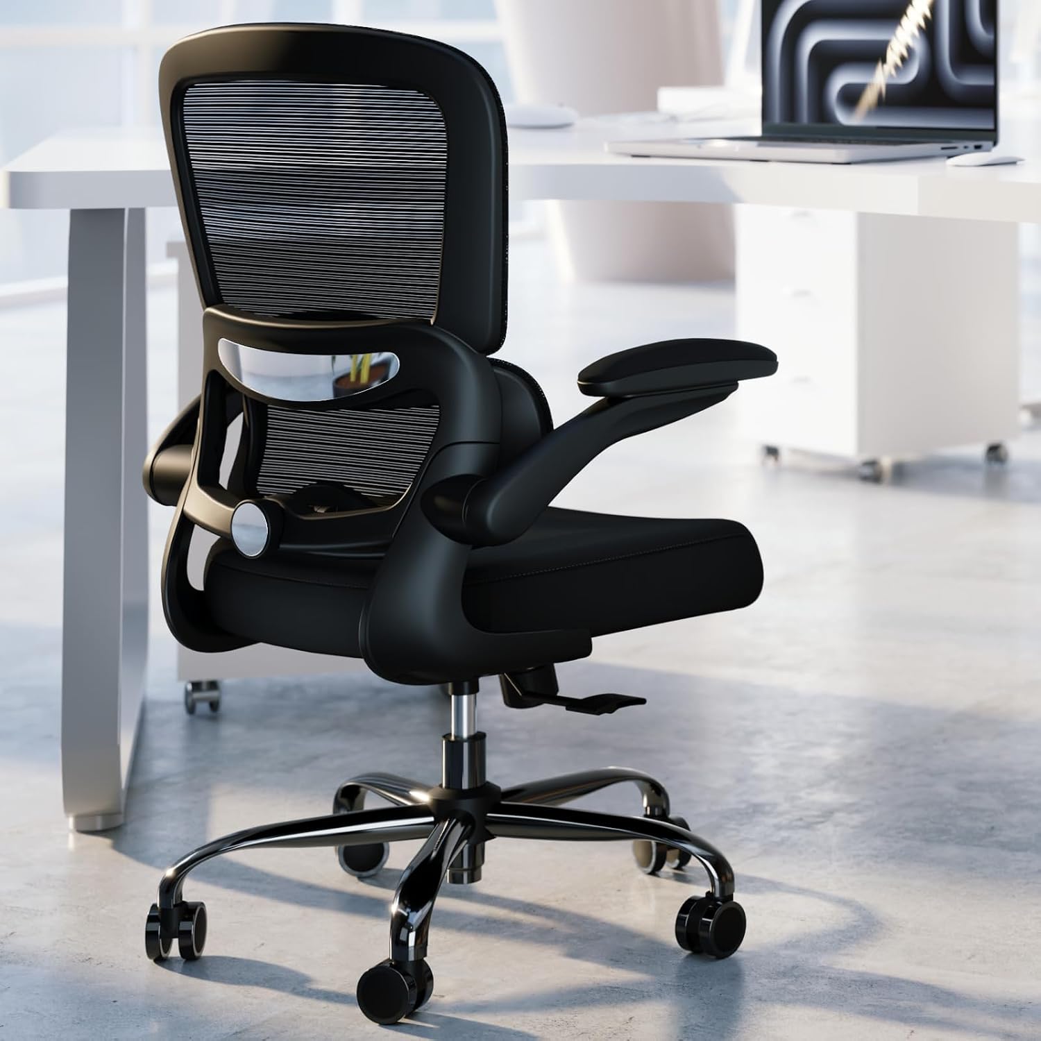 TRALT Ergonomic Office Chair with Adjustable Lumbar Support, Mesh