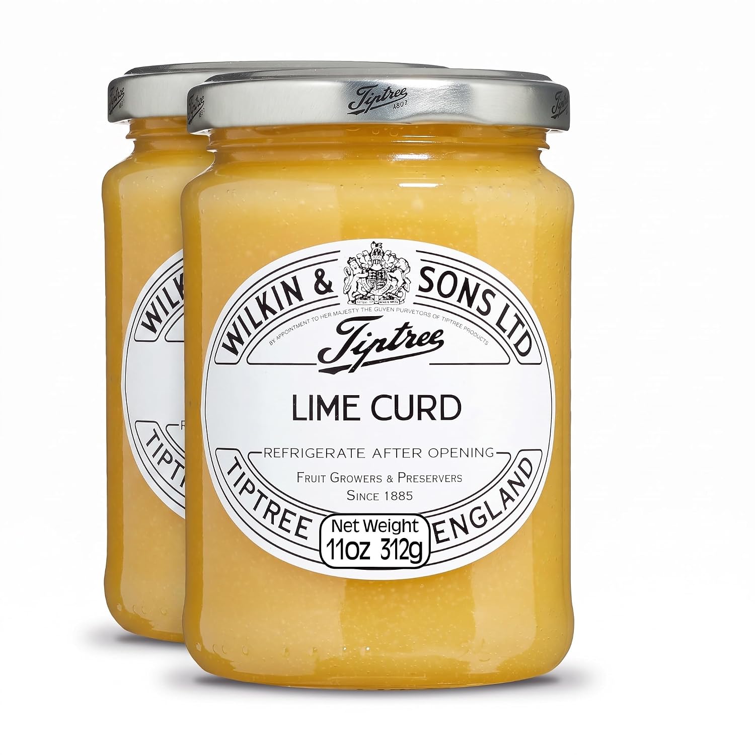 Tiptree Lime Curd, 11 oz Jar, Pack of 2