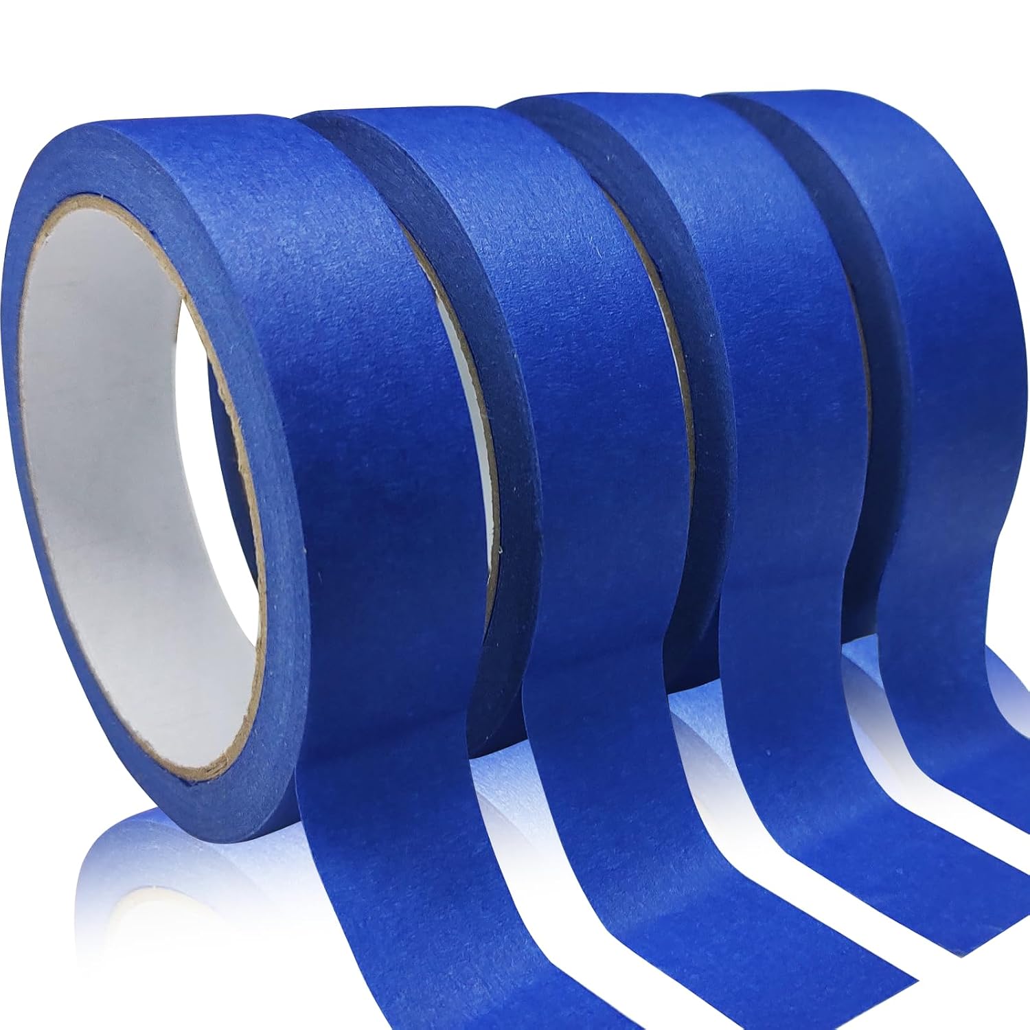 Premium Blue Painter's Tape, 4 Rolls, Multi-Purpose Masking Tape