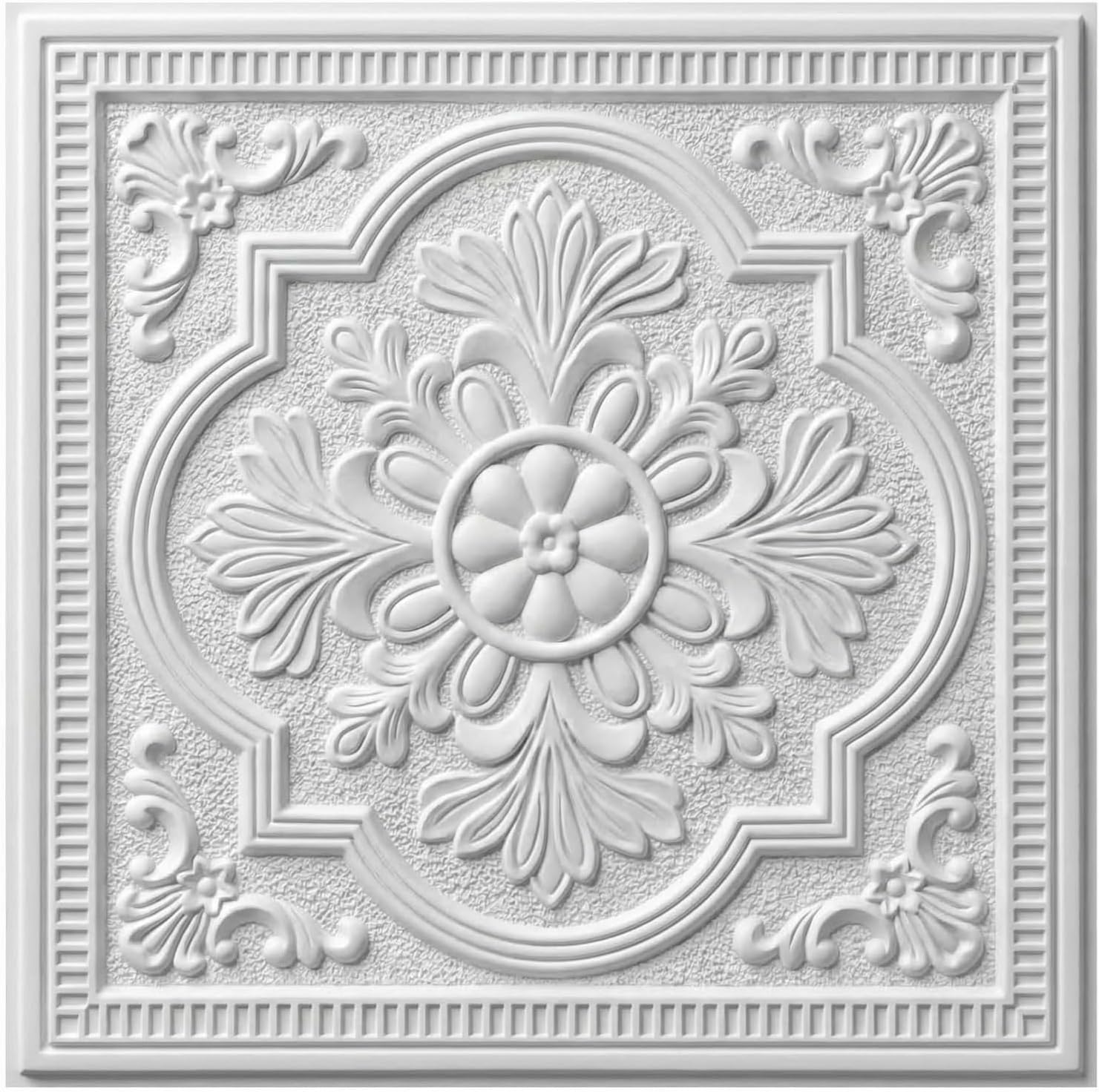 Nuanchu Peel and Stick Ceiling Tiles, 40 Pcs, 13.8 x 13.8 Inch