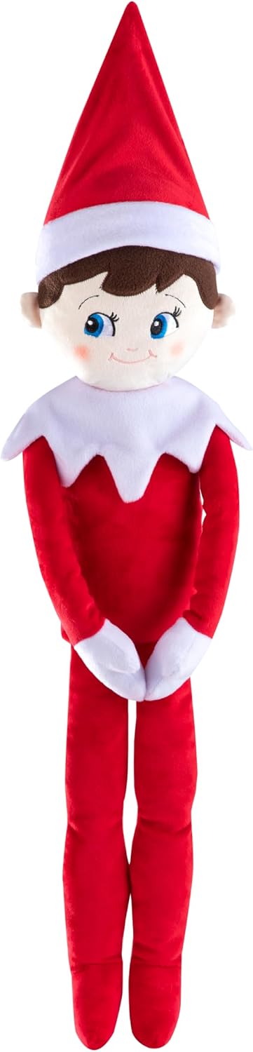The Elf on the Shelf Plushee Pals Boy Scout Elf Plush, 27 Inch, Blue Eyes