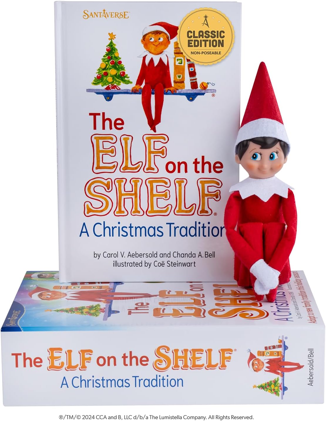 The Elf on the Shelf Box Set, Boy Scout Elf with Blue Eyes