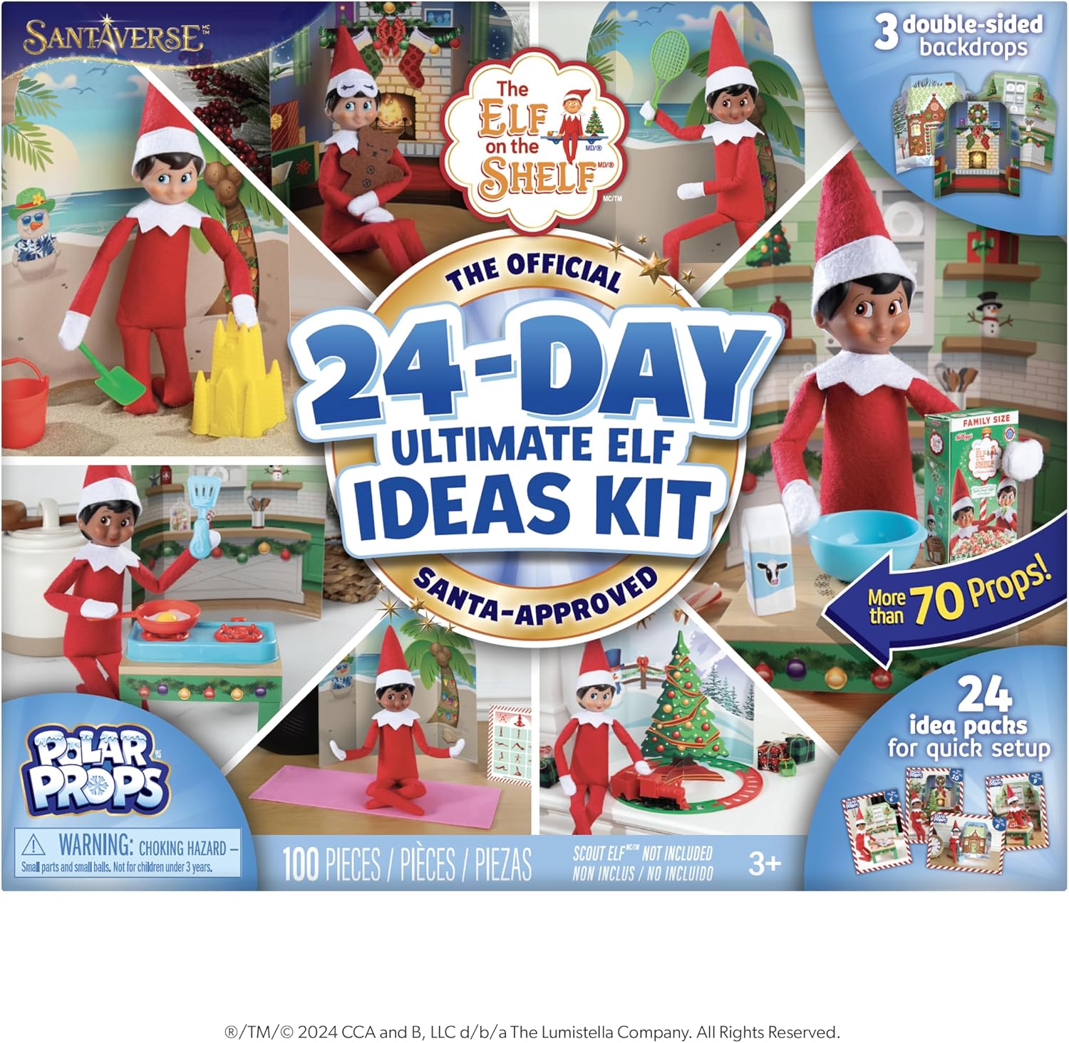 The Elf on the Shelf 24-Day Ultimate Daily Scene Kit