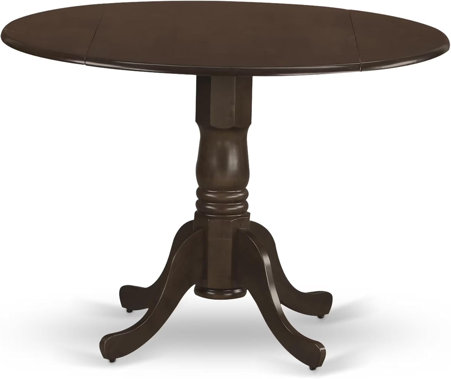 East West Furniture Dublin Drop Leaf Modern Kitchen Table