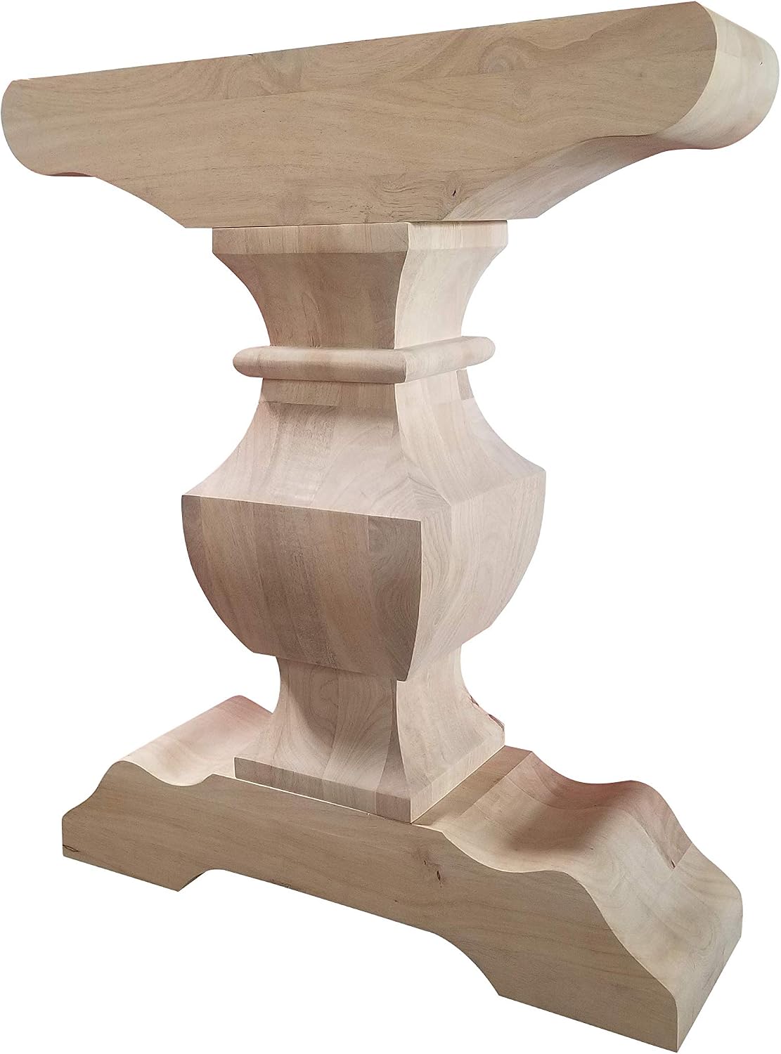 DESIGN 59 Single Hardwood Pedestal Trestle Table Base