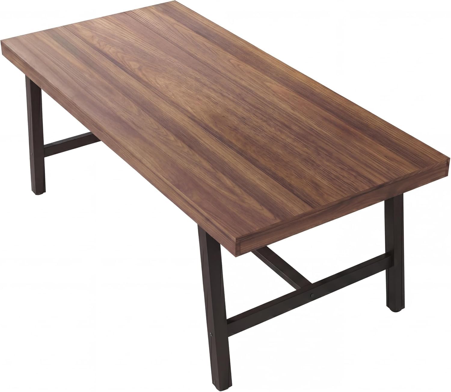 GarveeHome Industrial Dining Table for 6 to 8, 70.87 Inch, Heavy Duty