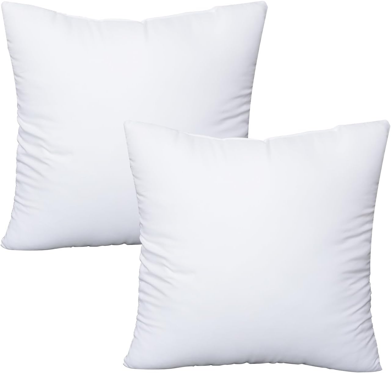 OKBA Throw Pillow Inserts with 100% Cotton Cover, Set of 2
