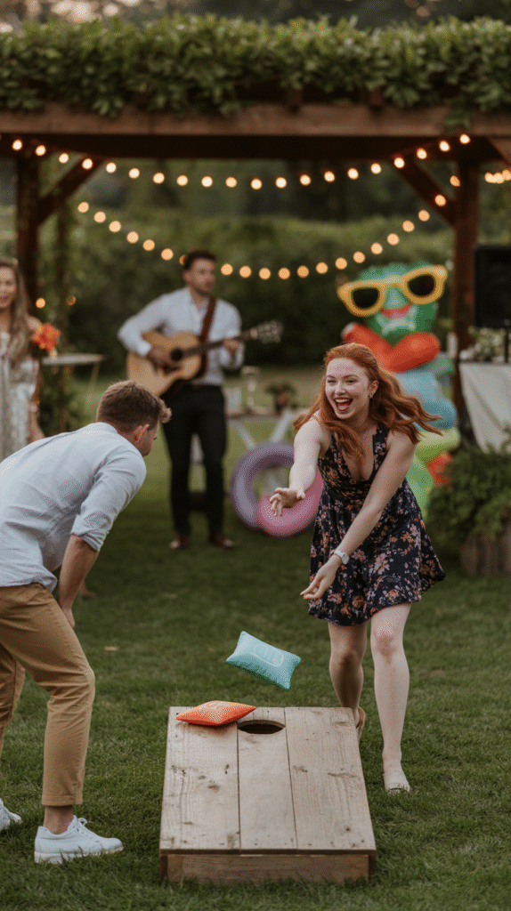 Relaxed entertainment keeping guests engaged without feeling forced