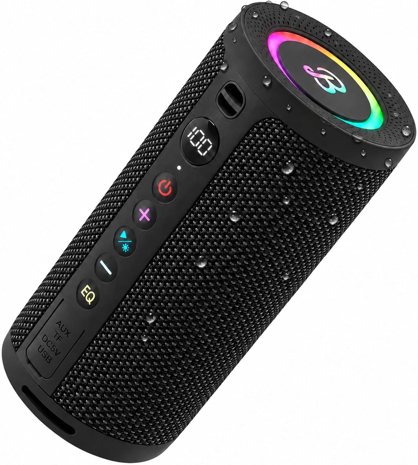 BassBloom Roar 3 Portable Bluetooth Speaker, 20W, IPX6 Waterproof