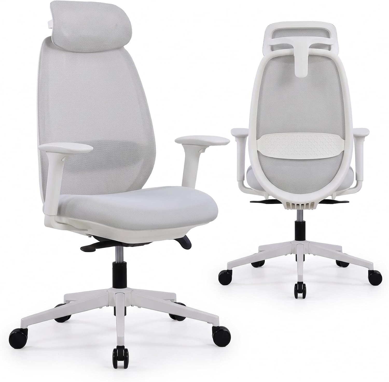 Arix Ergonomic Office Chair with 4D Armrests and Adjustable Lumbar Support