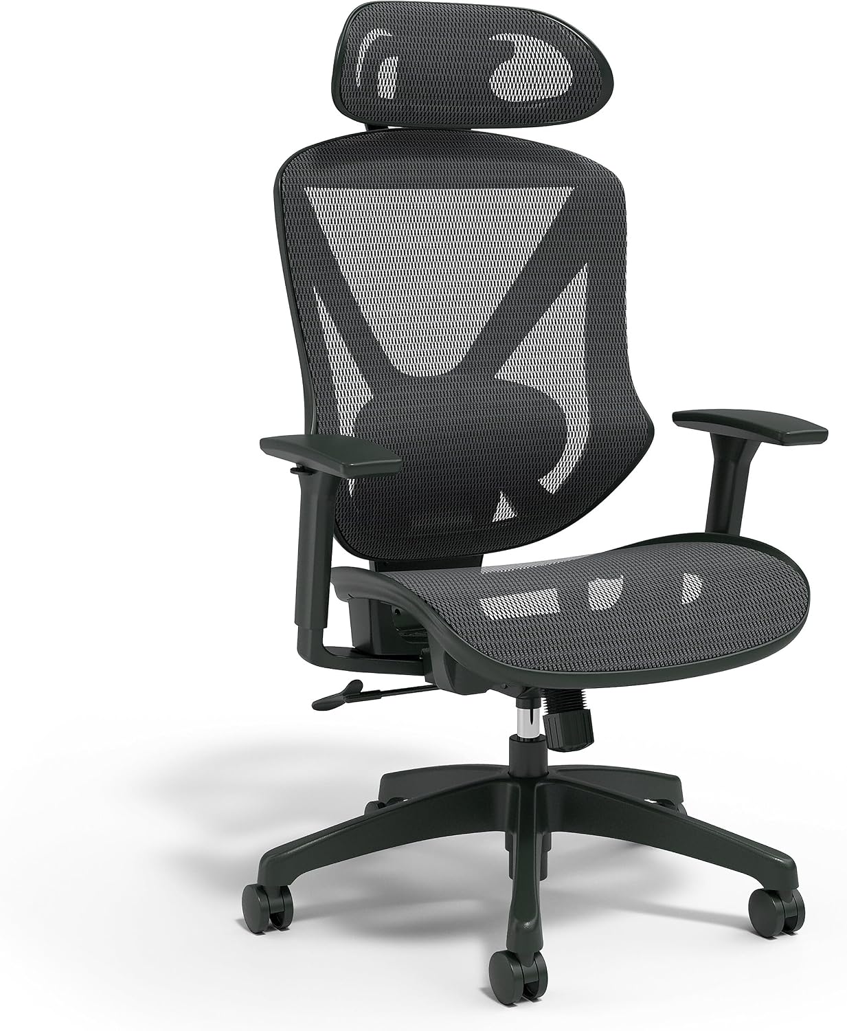 Staples Dexley Ergonomic Mesh Task Chair with Lumbar Support, Black