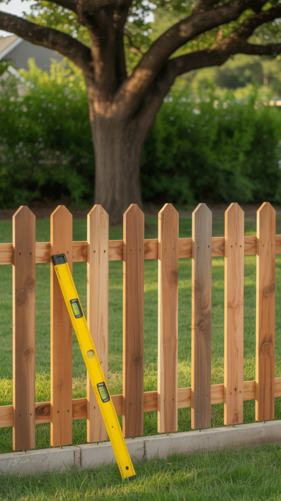 Sturdy posts installed as the foundation of a new pergola