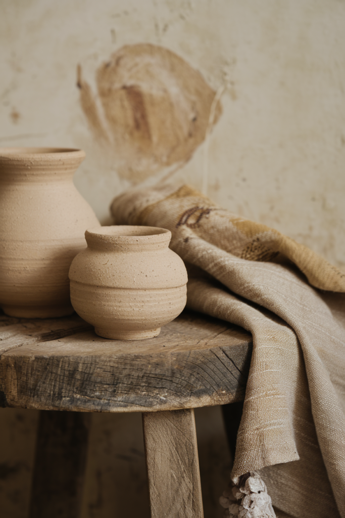 Wabi-sabi imperfection adding soul to a minimal Japandi room