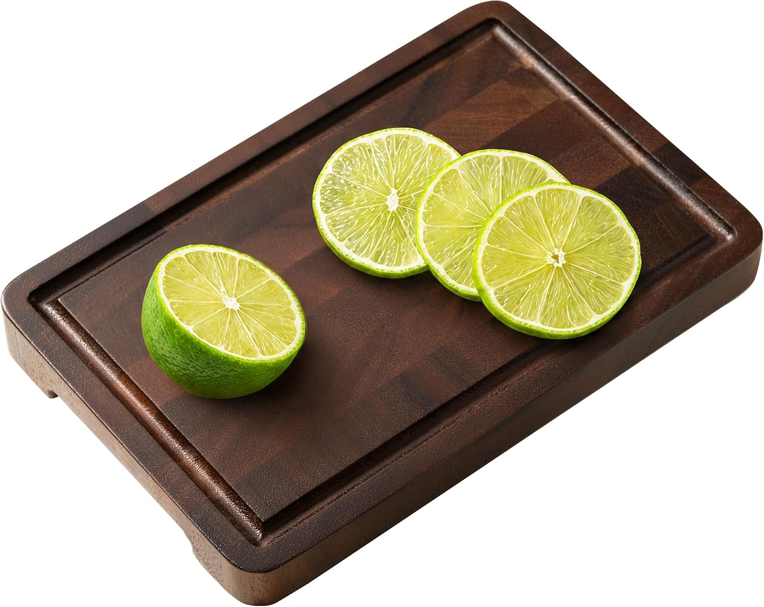 Small Wooden Cutting Board, Mini Walnut, for Kitchen Counter