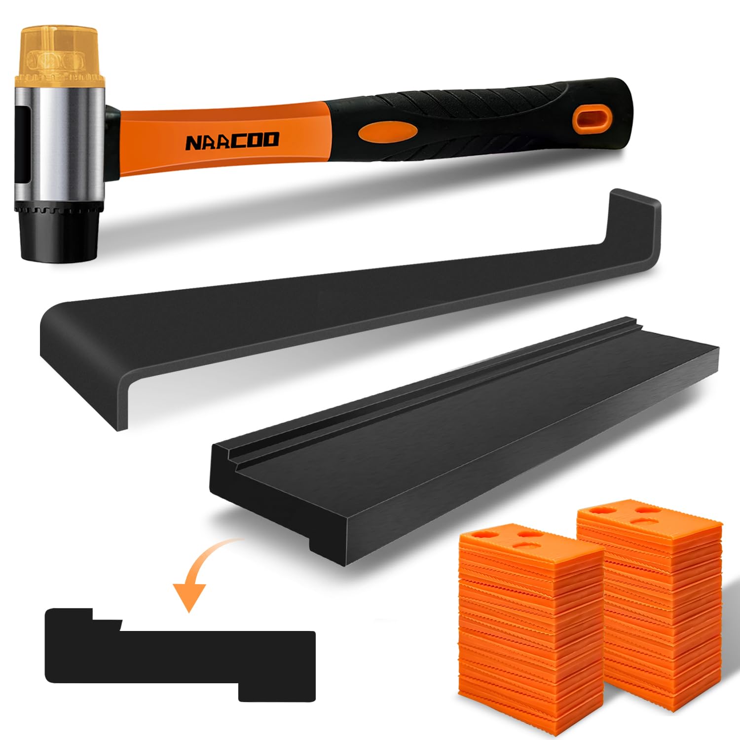 NAACOO 4-in-1 Laminate Flooring Installation Kit, Universal Tools