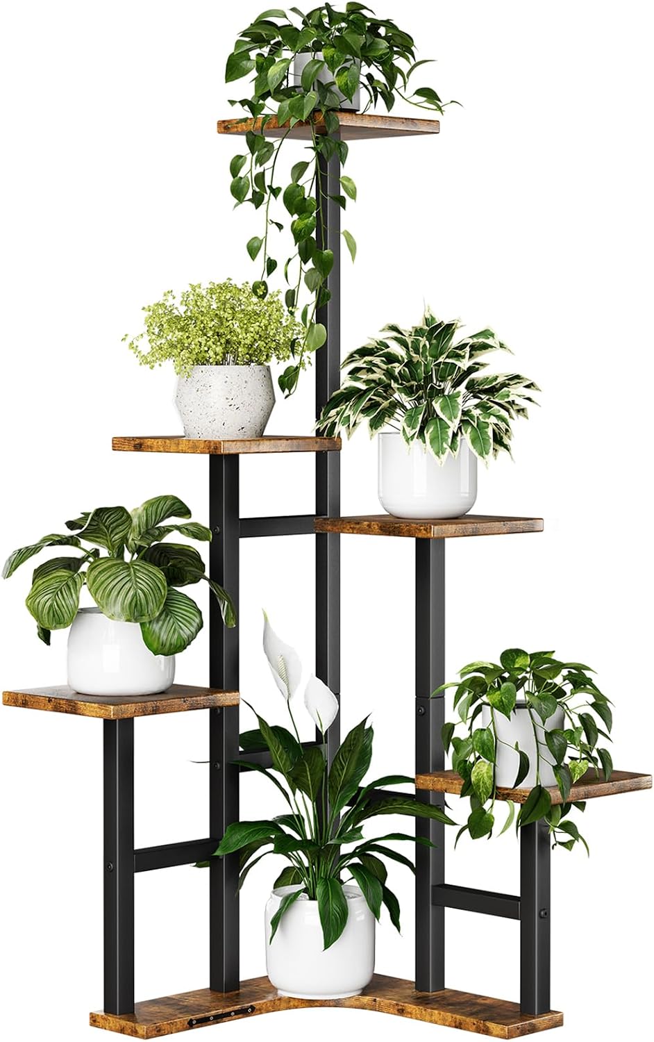 Yzosvki 6-Tier Corner Plant Stand for Indoor Plants