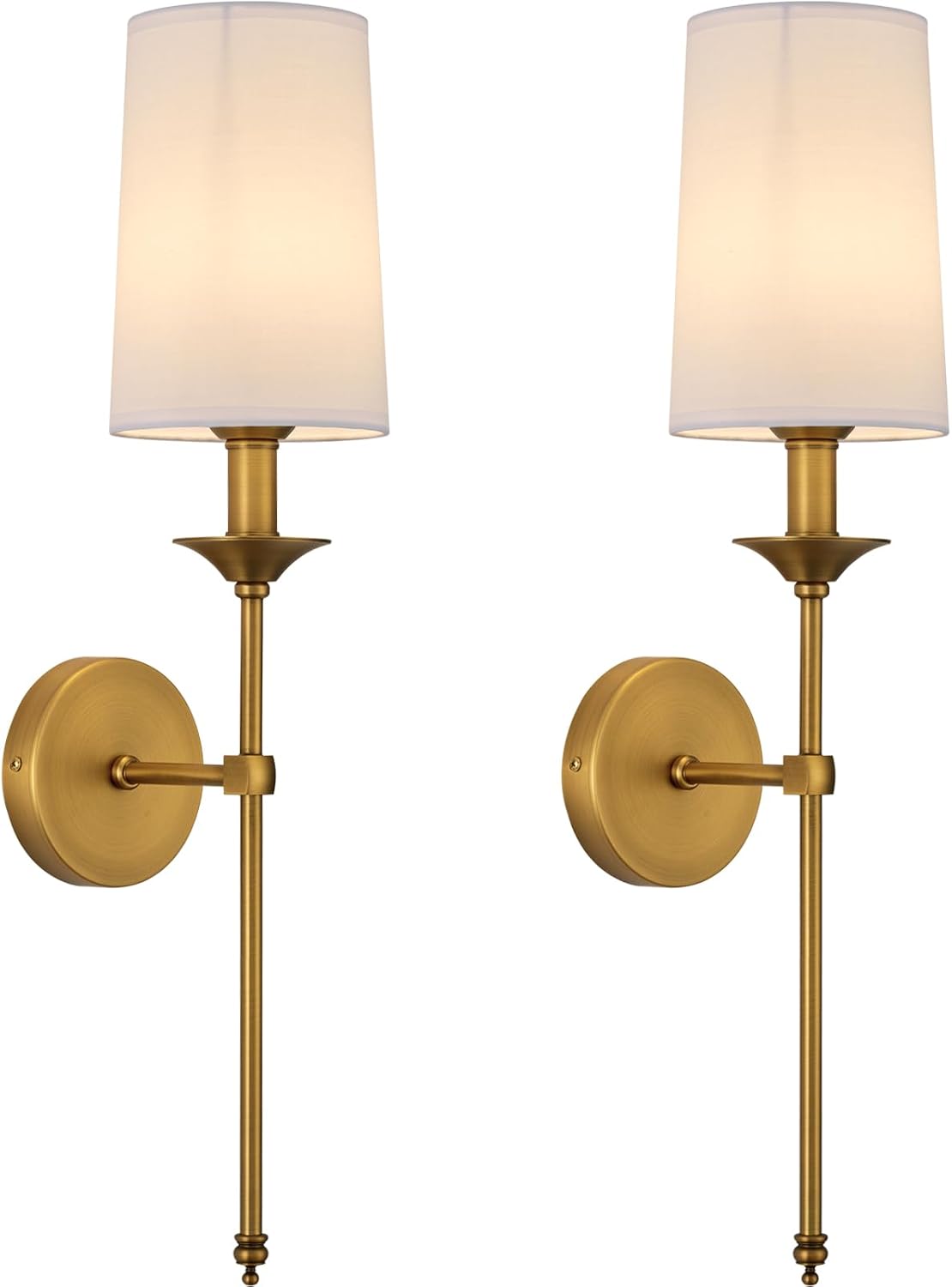 PASSICA DECOR Hardwired Vintage Wall Sconces, Set of 2