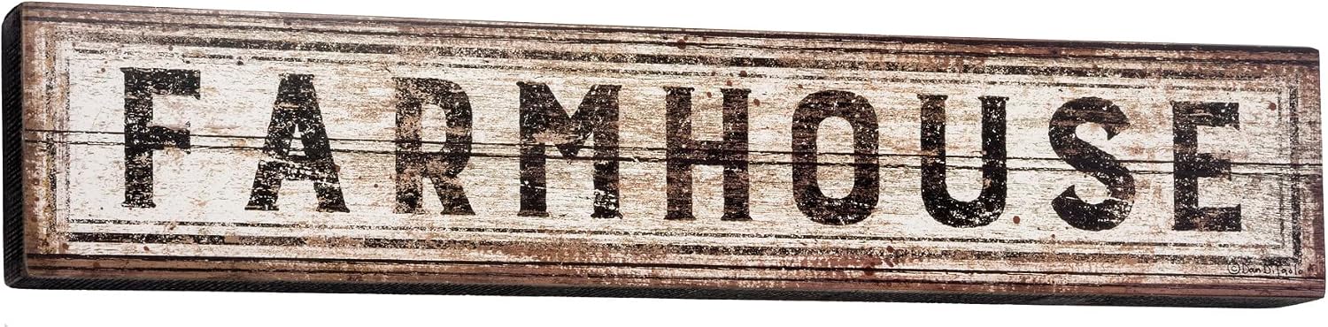 Primitives by Kathy Rustic Farmhouse Box Sign