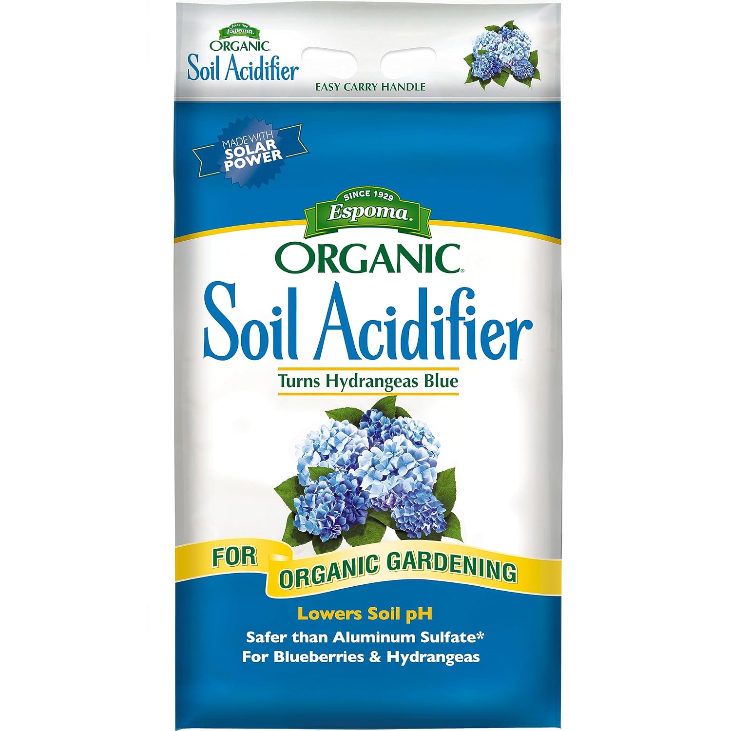 Espoma Organic Soil Acidifier, Lowers Soil pH and Turns Hydrangeas Blue