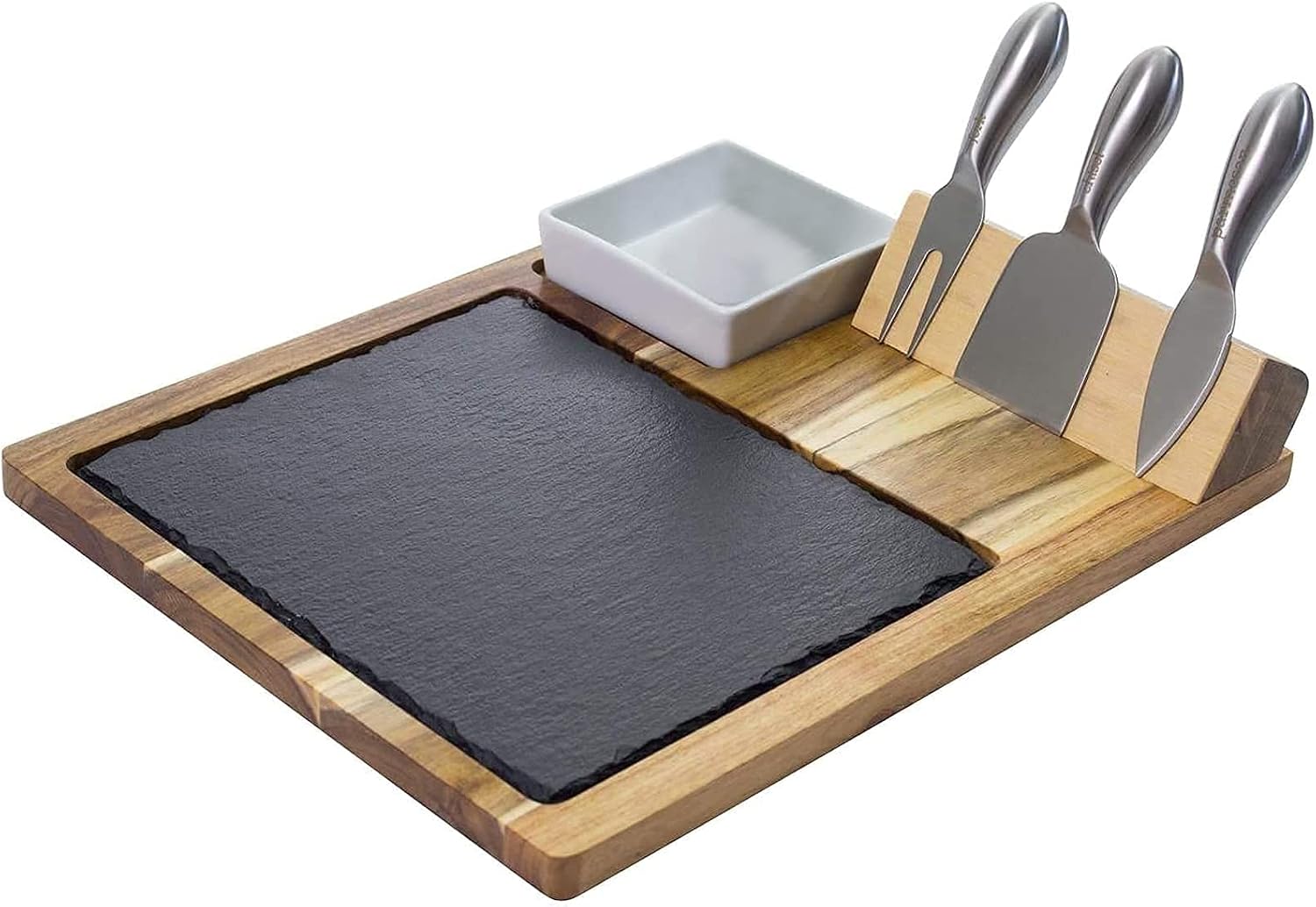 Slate Serving Board and Tool Set