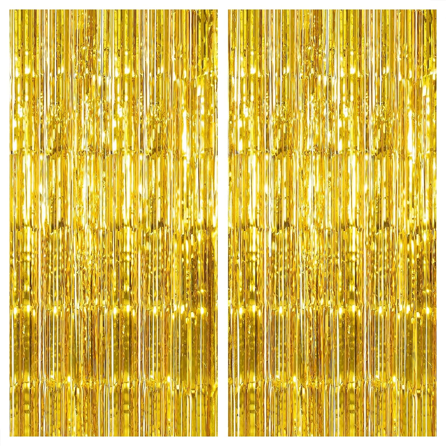 Gold Fringe Curtain Backdrop