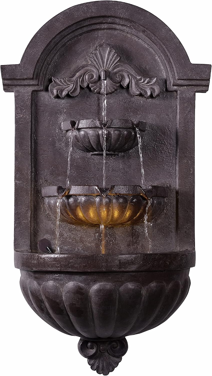 Kenroy Home San Pablo Indoor and Outdoor Wall Fountain, Bronze Finish