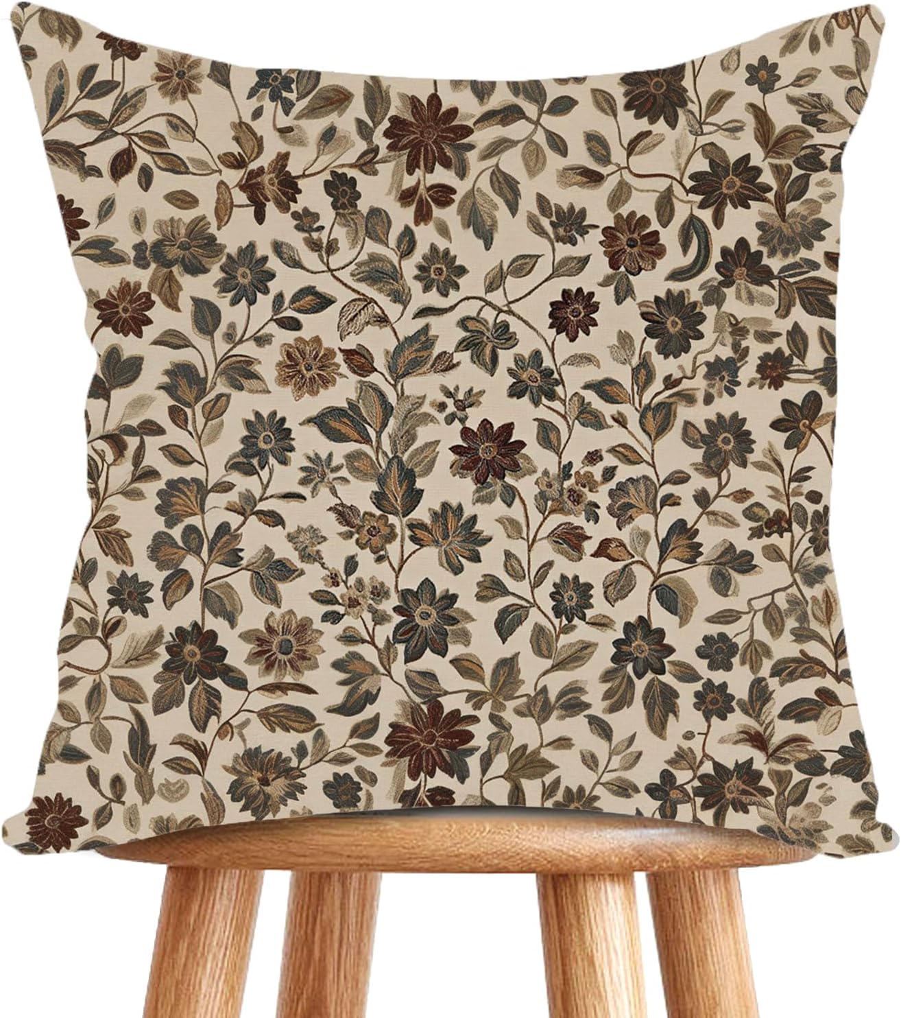 William Morris Vintage Floral Velvet Throw Pillow Covers