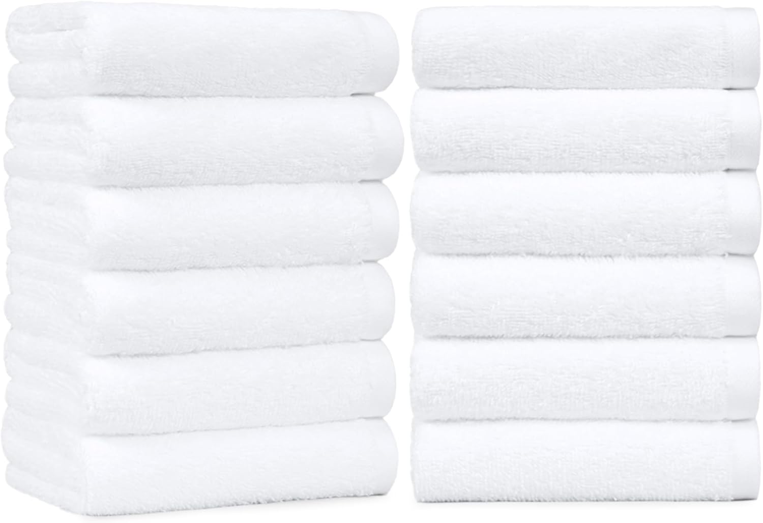 Amazon Basics Soft and Thick Cotton Hand Towels, 16 x 26 Inches