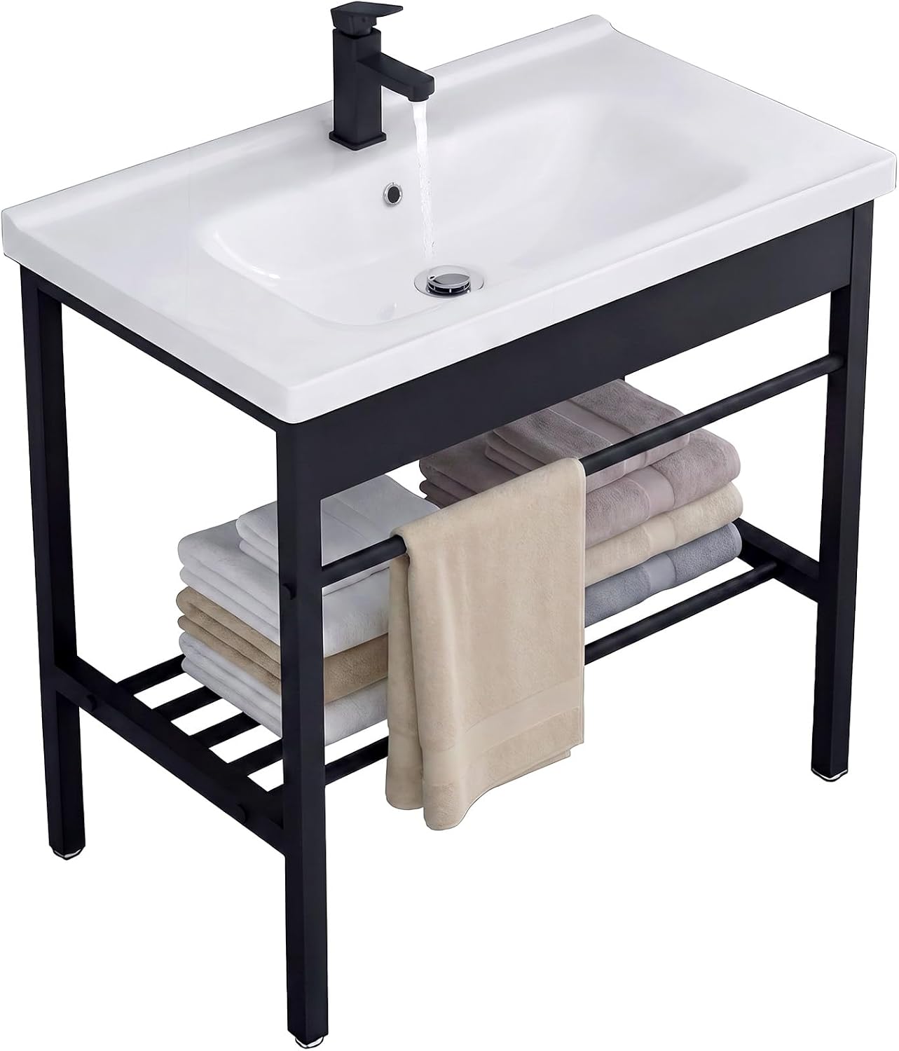 Freestanding Bathroom Console Sink, Bathroom Vanity with Sink
