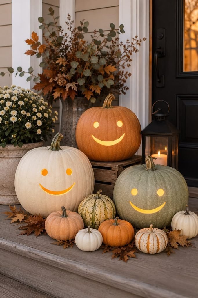 Choosing the right pumpkin for a cute carving design